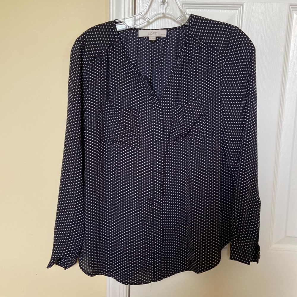 Ann Taylor Loft long sleeve blouse